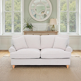 Alfie Woven Cream 3 Seater Sofa from Roseland Furniture