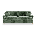 Alfie Blush Moss Green 4 Seater Sofa from Roseland Furniture