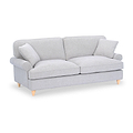 Alfie Woven Light Grey 4 Seater Sofa from Roseland Furniture