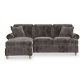 Alfie LH Chaise Sofa Espresso from Roseland Furniture