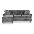 Alfie Chaise Sofa in Charcoal by Roseland Furniture