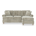 Alfie Chaise Sofa in Mink by Roseland Furniture