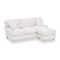 Alfie Woven Cream Right Hand Chaise Sofa from Roseland Furniture