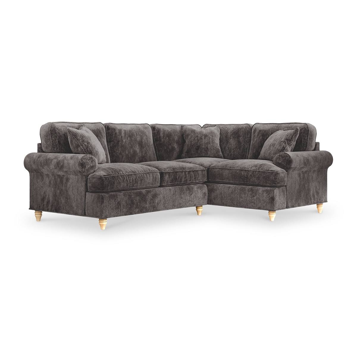 Alfie RH Corner Sofa Espresso from Roseland Furniture