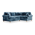 Alfie Navy Corner Sofa from Roseland Furniture