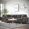 Alfie LH Corner Sofa Espresso from Roseland Furniture