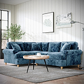 Alfie Navy Corner Sofa from Roseland Furniture