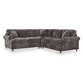 Alfie Large Corner Sofa Espresso from Roseland Furniture