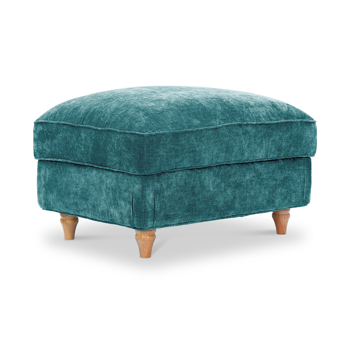 Alfie XL Footstool Emerald from Roseland Furniture