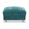 Alfie XL Footstool Emerald from Roseland Furniture