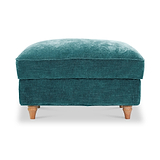 Alfie XL Footstool Emerald from Roseland Furniture