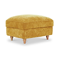 Alfie XL Footstool Gold from Roseland Furniture