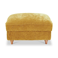 Alfie XL Footstool Gold from Roseland Furniture