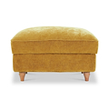 Alfie XL Footstool Gold from Roseland Furniture