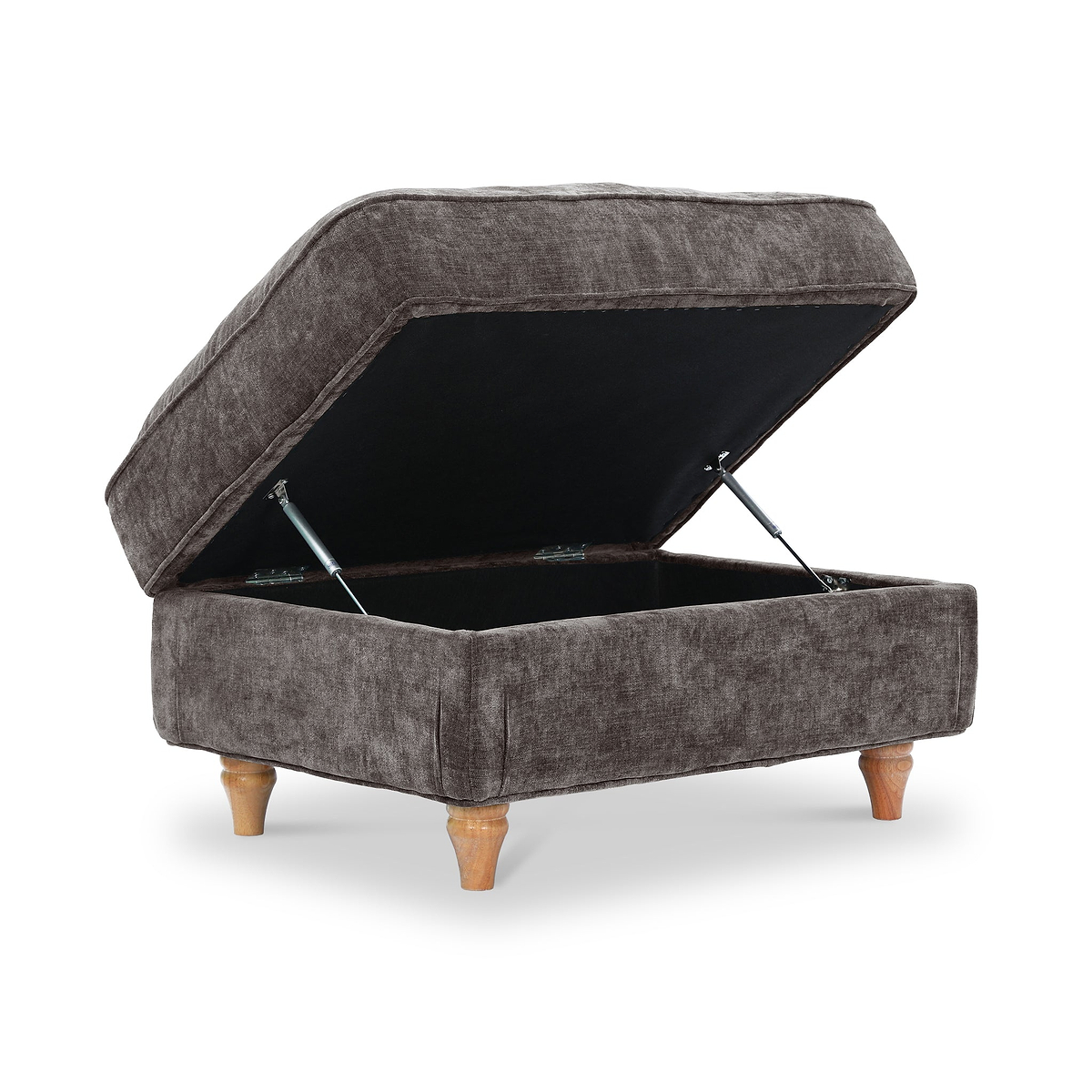 Alfie XL Footstool Espresso from Roseland Furniture