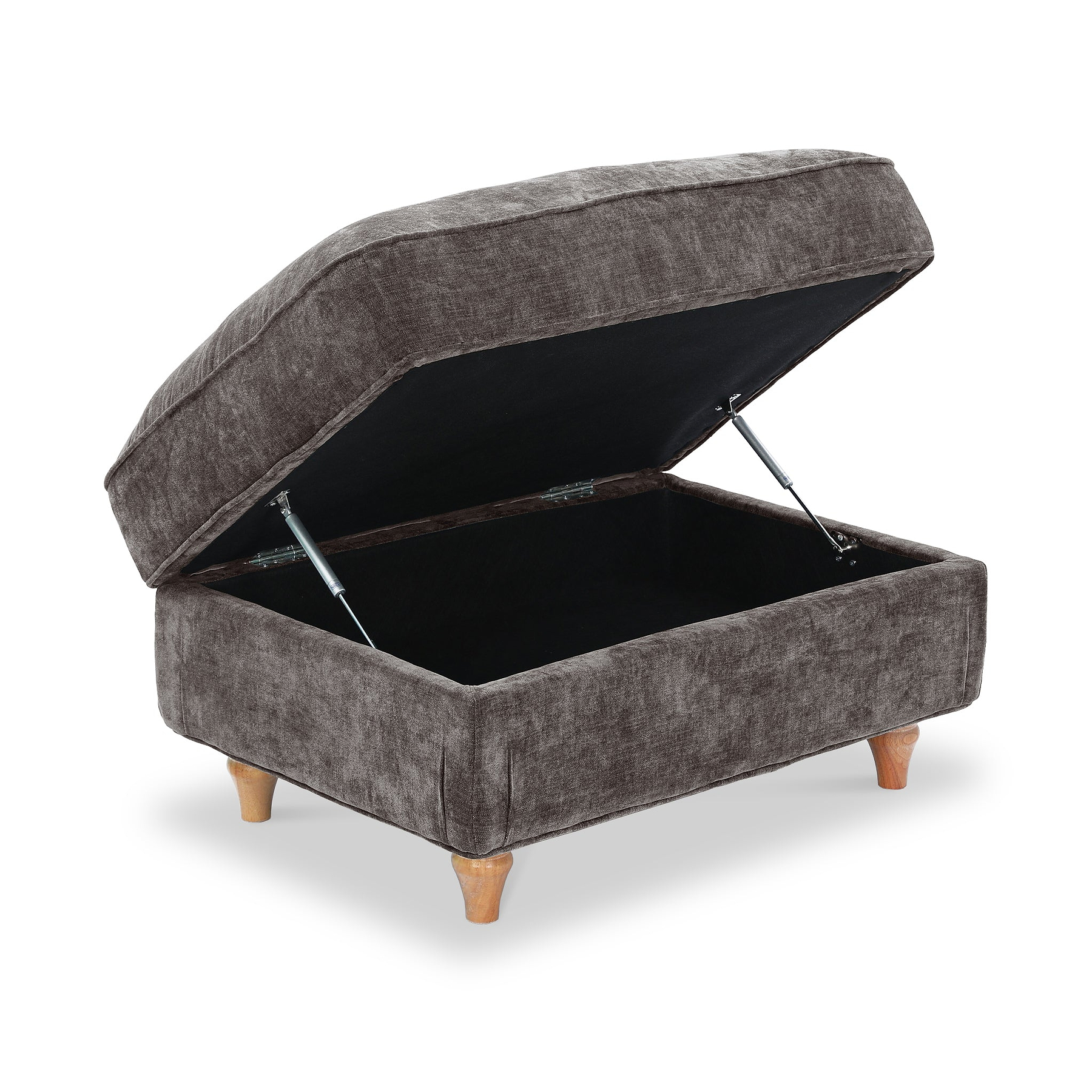 Alfie XL Footstool Espresso from Roseland Furniture