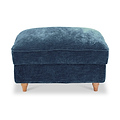Alfie XL Footstool Navy from Roseland Furniture