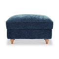 Alfie XL Footstool Navy from Roseland Furniture