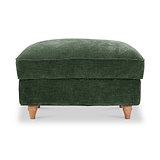 Alfie XL Footstool Moss Green from Roseland Furniture