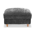 Alfie XL Footstool Charcoal from Roseland Furniture