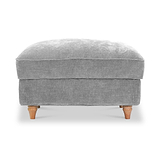 Alfie XL Footstool Ice from Roseland Furniture