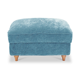 Alfie XL Footstool Lagoon from Roseland Furniture