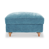 Alfie XL Footstool Lagoon from Roseland Furniture