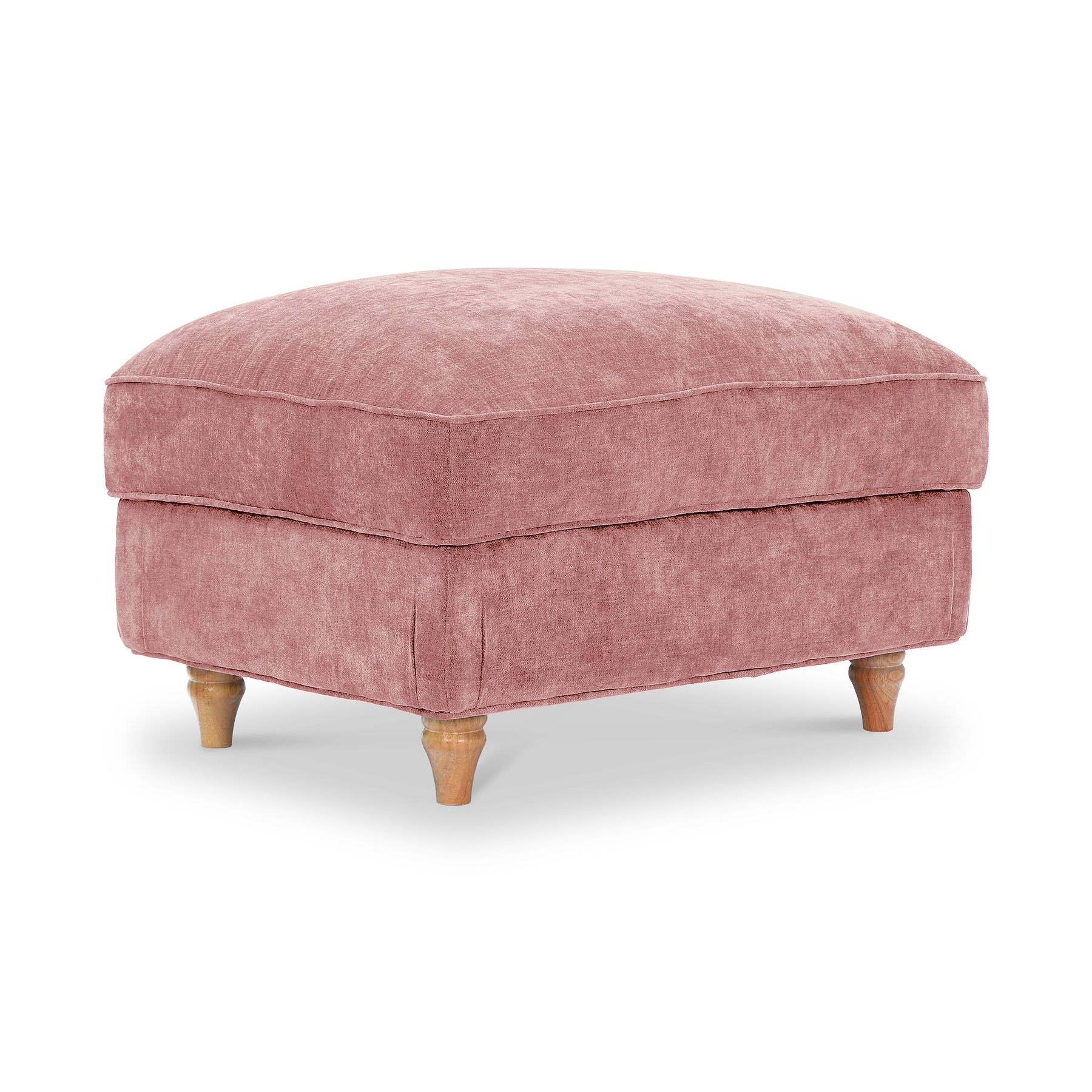 Alfie XL Footstool Blush from Roseland Furniture