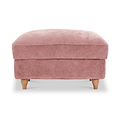 Alfie XL Footstool Blush from Roseland Furniture