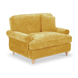 Alfie Snuggle Chair Gold from Roseland Furniture