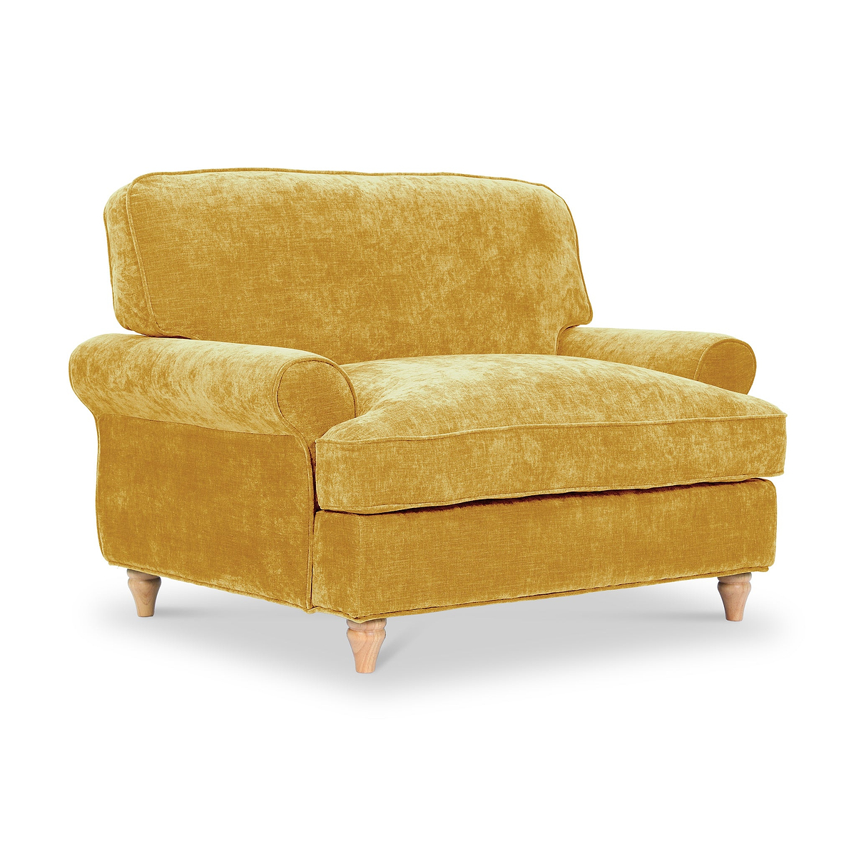 Alfie Snuggle Chair Gold from Roseland Furniture