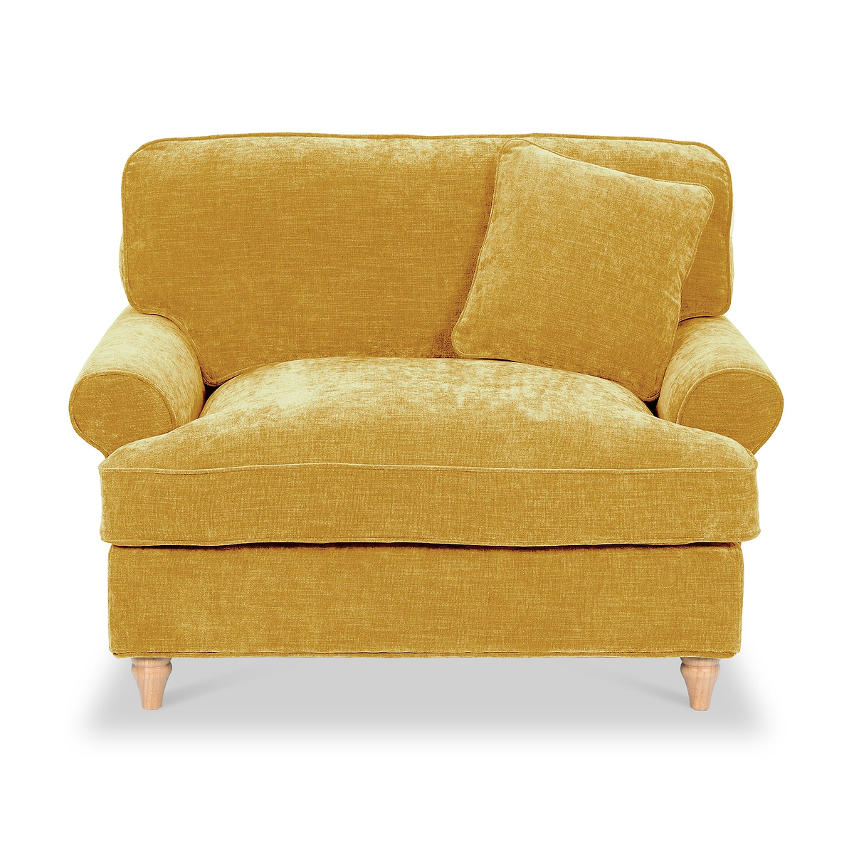 Alfie Snuggle Chair Gold from Roseland Furniture