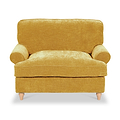 Alfie Snuggle Chair Gold from Roseland Furniture