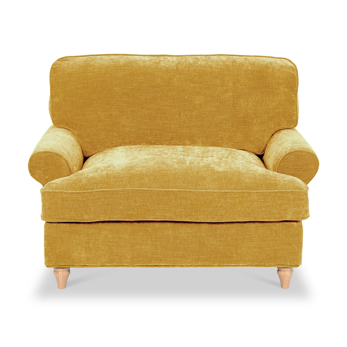Alfie Snuggle Chair Gold from Roseland Furniture
