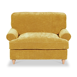 Alfie Snuggle Chair Gold from Roseland Furniture