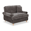 Alfie Snuggle Chair Espresso from Roseland Furniture