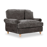 Alfie Snuggle Chair Espresso from Roseland Furniture