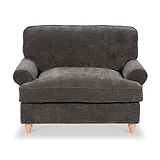 Alfie Snuggle Chair Espresso from Roseland Furniture