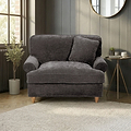 Alfie Snuggle Chair Espresso from Roseland Furniture