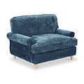 Alfie Snuggle Chair Navy from Roseland Furniture