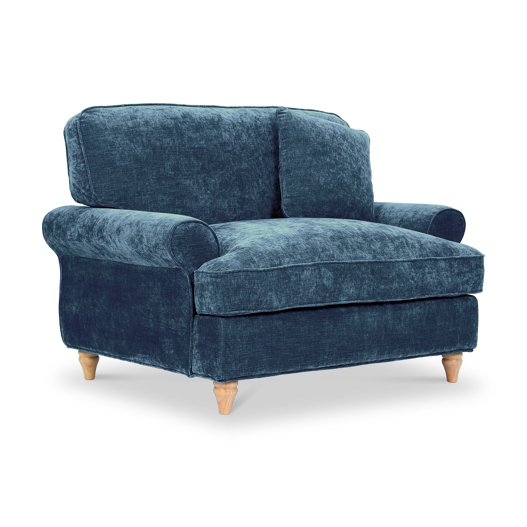 Alfie Snuggle Chair Navy from Roseland Furniture