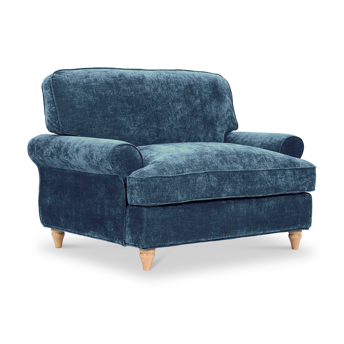 Alfie Snuggle Chair Navy from Roseland Furniture