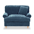 Alfie Snuggle Chair Navy from Roseland Furniture