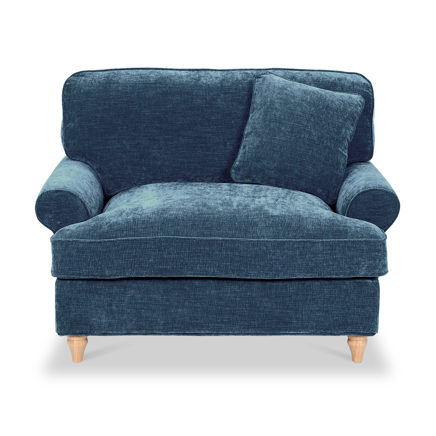 Alfie Snuggle Chair Navy from Roseland Furniture