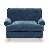 Alfie Snuggle Chair Navy from Roseland Furniture