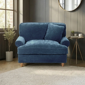 Alfie Snuggle Chair Navy from Roseland Furniture