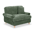 Alfie Snuggle Chair Moss Green from Roseland Furniture