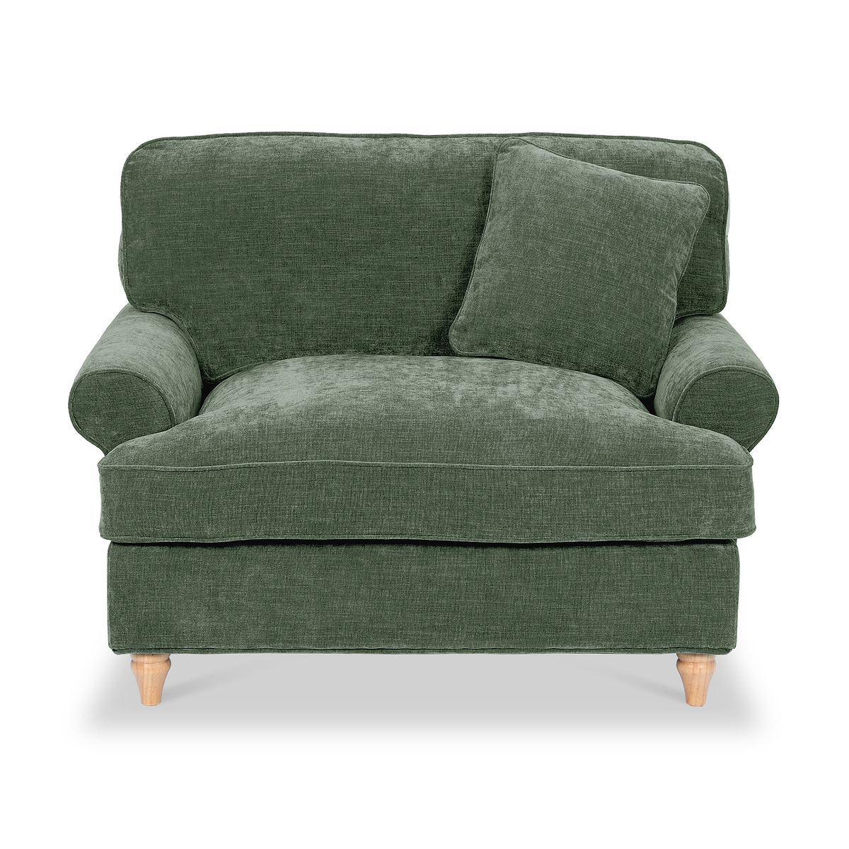 Alfie Snuggle Chair Moss Green from Roseland Furniture