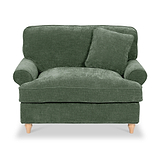 Alfie Snuggle Chair Moss Green from Roseland Furniture