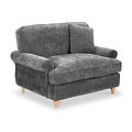 Alfie Snuggle Chair Charcoal from Roseland Furniture